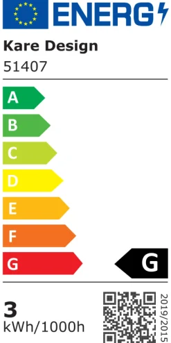 Żarówki*KARE Design Żarówka Riffle LED E27 15x25 Cm