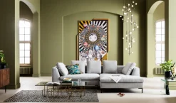 Stoliki Kawowe*KARE Design Ława Meander 140x80 Cm Transparentno-złota