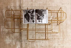 Stoliki Kawowe*KARE Design Ława Meander 140x80 Cm Transparentno-złota