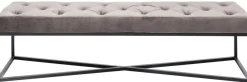 Ławki*KARE Design Ławka Crossover 150x40 Cm Szara
