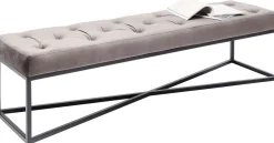 Ławki*KARE Design Ławka Crossover 150x40 Cm Szara