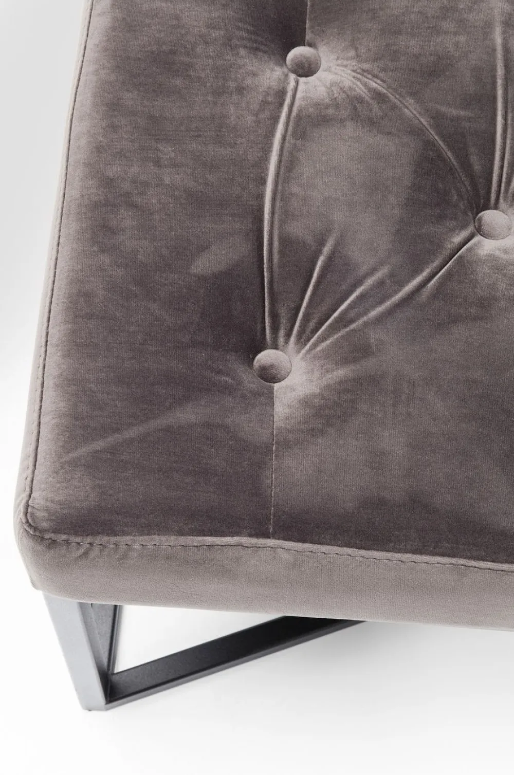 Ławki*KARE Design Ławka Crossover 150x40 Cm Szara