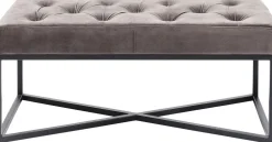Ławki*KARE Design Ławka Crossover 90x40 Cm Szara