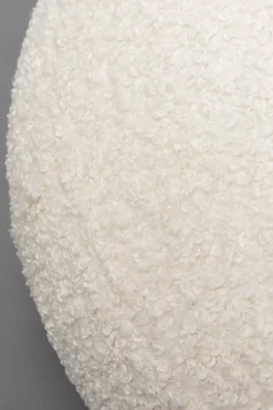 Ławki*KARE Design Ławka Do Przedpokoju Tkanina Boucle Biała 81x65 Cm