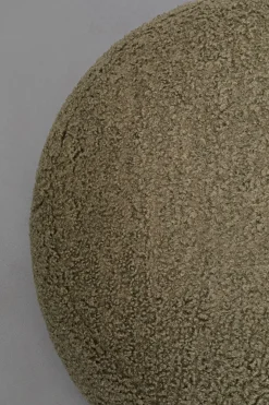 Ławki*KARE Design Ławka Do Przedpokoju Tkanina Boucle Oliwkowa Zieleń 81x65 Cm
