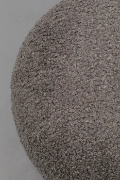 Ławki*KARE Design Ławka Do Przedpokoju Tkanina Boucle Szara 81x65 Cm