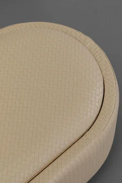 Ławki*KARE Design Ławka Do Przedpokoju Ze Schowkiem Beżowa PU 100 Cm