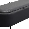 Ławki*KARE Design Ławka Do Przedpokoju Ze Schowkiem Ciemnoszara PU 100 Cm
