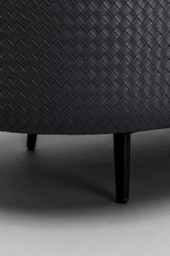 Ławki*KARE Design Ławka Do Przedpokoju Ze Schowkiem Ciemnoszara PU 100 Cm