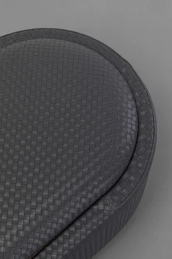 Ławki*KARE Design Ławka Do Przedpokoju Ze Schowkiem Ciemnoszara PU 100 Cm