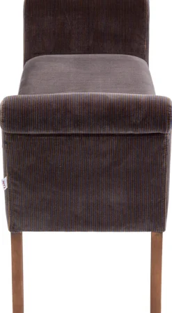 Ławki*KARE Design Ławka Motley Velvet 107x62 Cm Brązowa