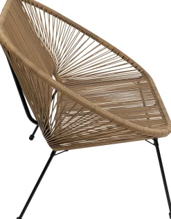 Sofy*KARE Design Ławka Ogrodowa Naturalna żyłkowa 121 Cm