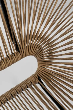 Sofy*KARE Design Ławka Ogrodowa Naturalna żyłkowa 121 Cm