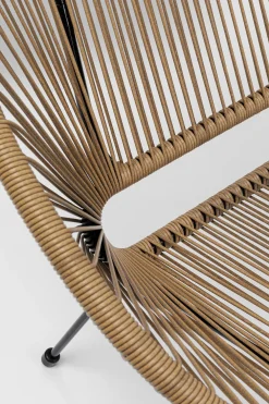 Sofy*KARE Design Ławka Ogrodowa Naturalna żyłkowa 121 Cm