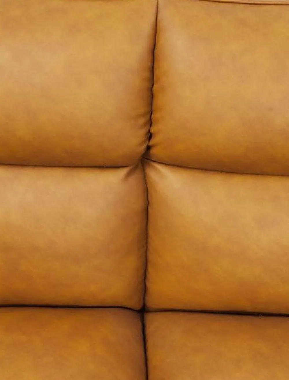 Ławki*KARE Design Ławka Thinktank 180x89 Cm Brązowa Skóra Naturalna