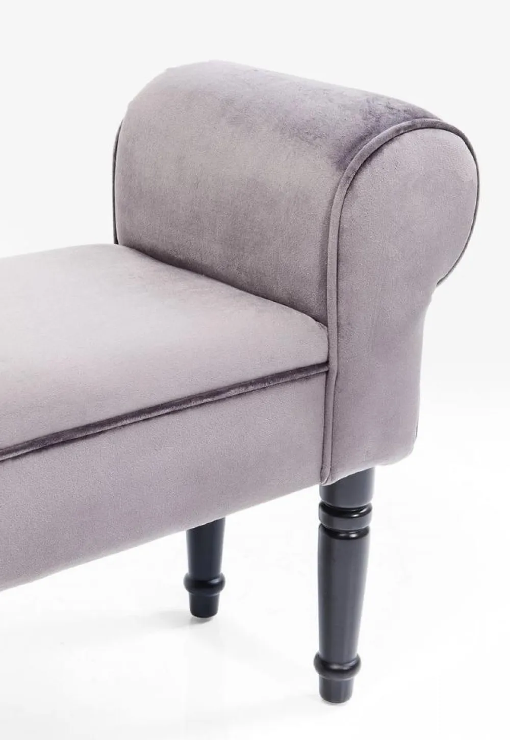 Ławki*KARE Design Ławka Wing 100x54 Cm Szara
