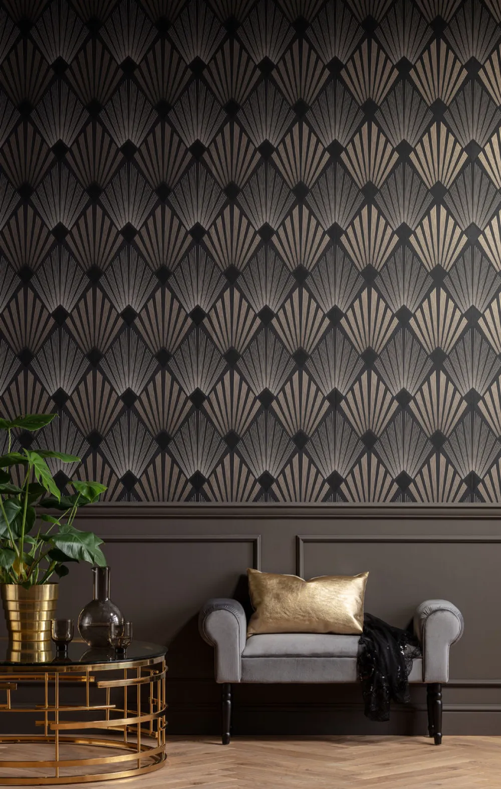Ławki*KARE Design Ławka Wing 100x54 Cm Szara
