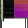 Barki*KARE Design Barek Do Salonu Szkło Lustrzane Kolory Tęczy 80x150 Cm