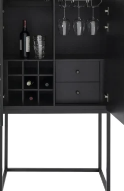 Barki*KARE Design Barek Do Salonu Szkło Lustrzane Kolory Tęczy 80x150 Cm