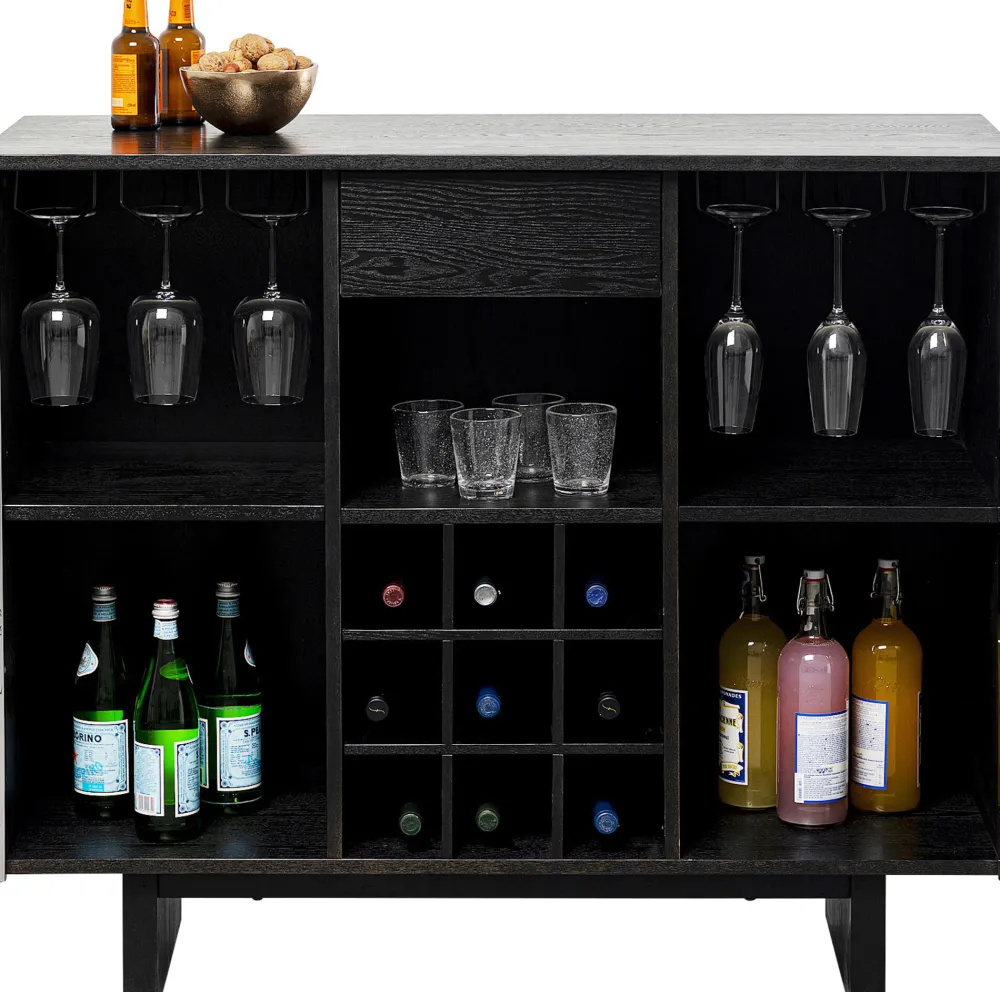 Barki*KARE Design Barek Ekskluzywny Srebrny Stal Nierdzewna 120x105 Cm