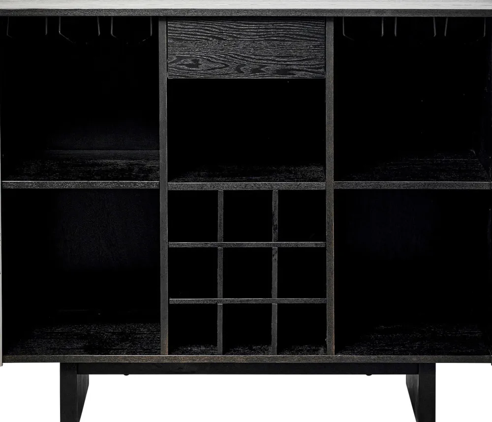 Barki*KARE Design Barek Ekskluzywny Srebrny Stal Nierdzewna 120x105 Cm