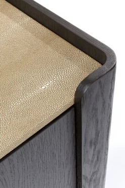 Barki*KARE Design Barek Na Kółkach Milano 97x93 Cm Ciemnobrązowy
