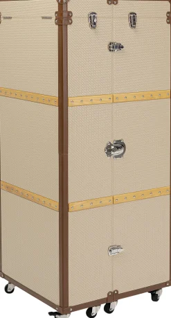 Barki*KARE Design Barek Na Kółkach Rozkładany Tapicerowany 64x145 Cm