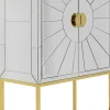 Barki*KARE Design Barek Queen 92x147 Cm Lustrzany - Podstawa Złota