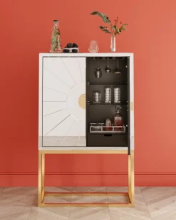 Barki*KARE Design Barek Queen 92x147 Cm Lustrzany - Podstawa Złota