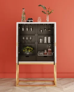 Barki*KARE Design Barek Queen 92x147 Cm Lustrzany - Podstawa Złota