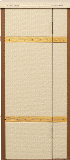 Barki*KARE Design Barek Rozkładany Kremowy Tapicerowany 100x114 Cm