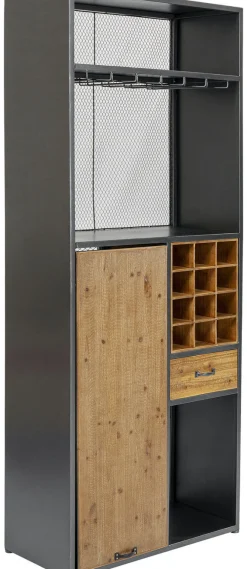 Barki*KARE Design Barek Vinoteca 134x201 Cm Naturalny