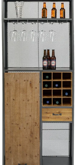 Barki*KARE Design Barek Vinoteca 134x201 Cm Naturalny