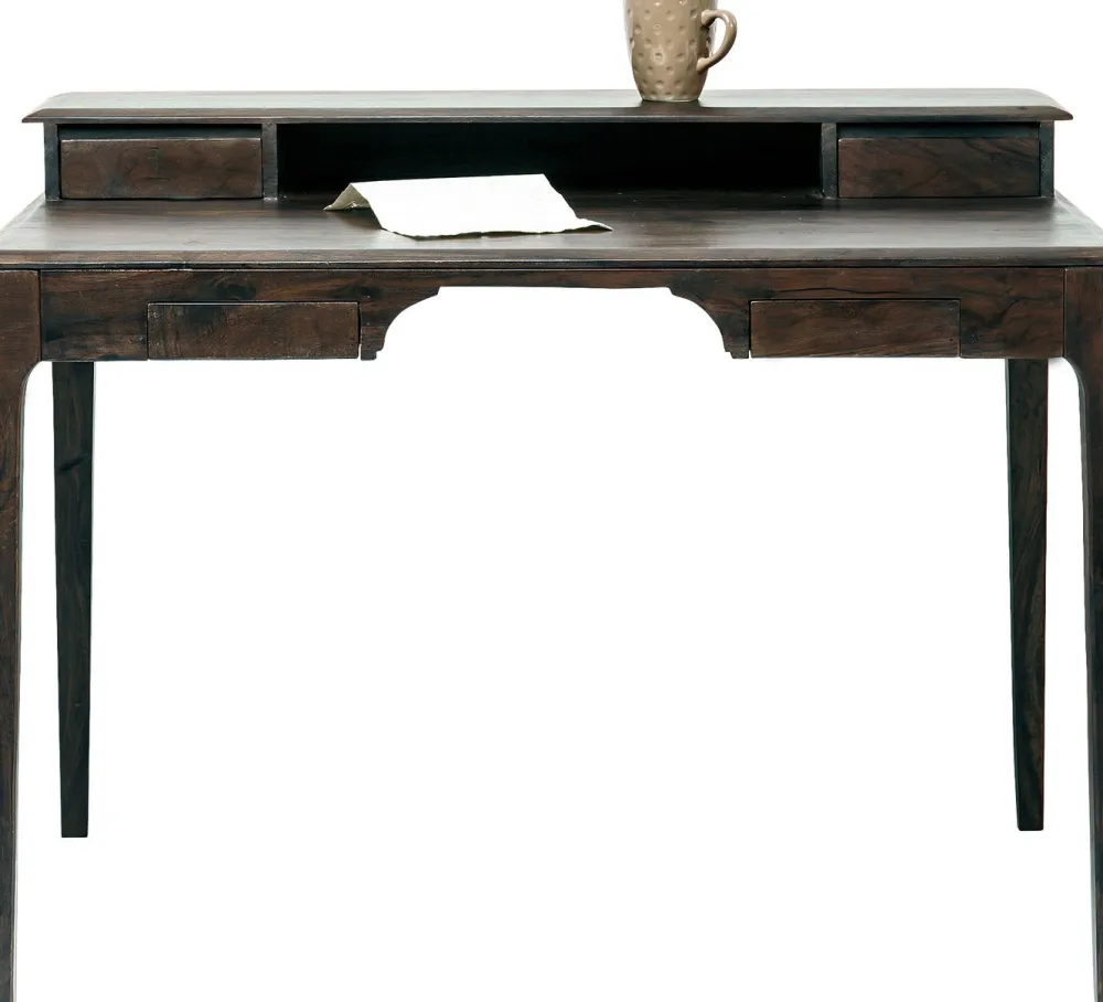 Biurka*KARE Design Biurko Brooklyn 110x70 Cm Czarnobrązowe