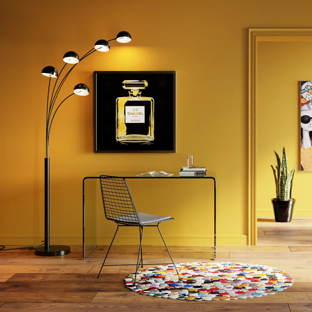 Biurka*KARE Design Biurko Clear Club 125x60 Cm Transparentne