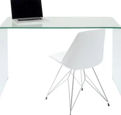 Biurka*KARE Design Biurko Clear Club 125x60 Cm Transparentne