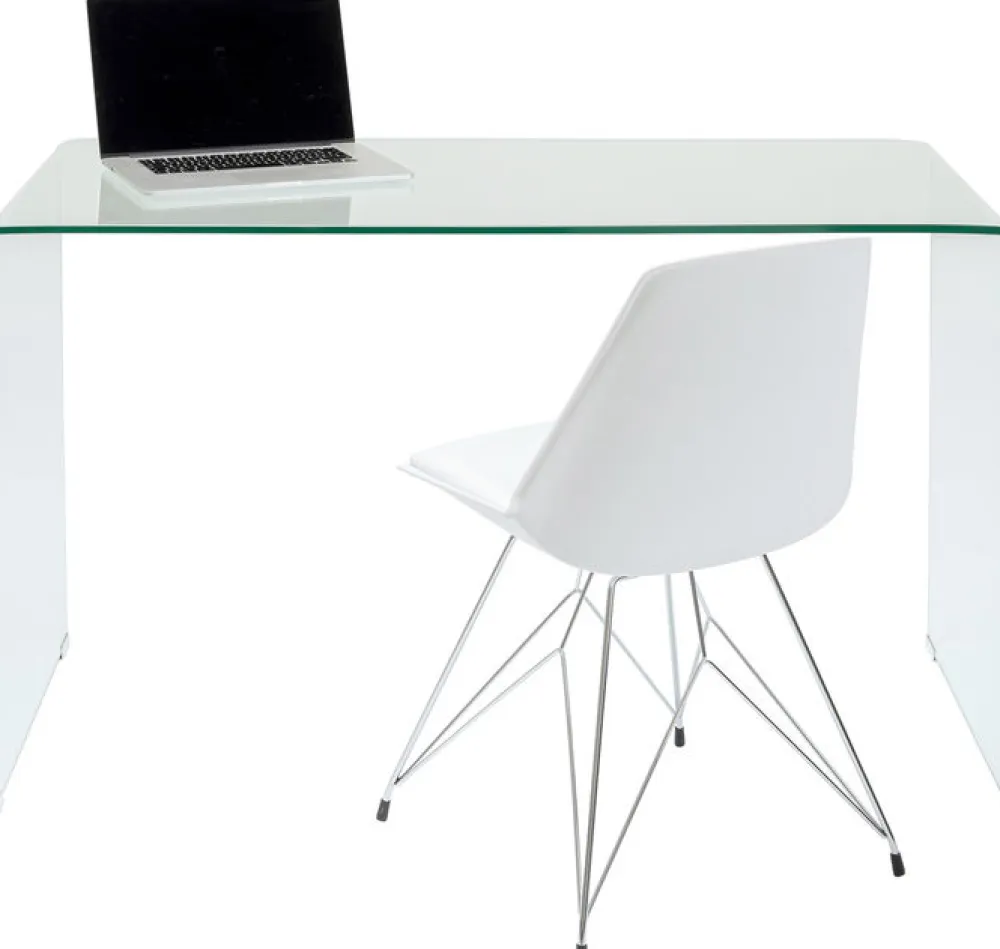 Biurka*KARE Design Biurko Clear Club 125x60 Cm Transparentne