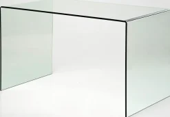 Biurka*KARE Design Biurko Clear Club 125x60 Cm Transparentne