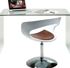 Biurka*KARE Design Biurko Clear Club 125x60 Cm Transparentne