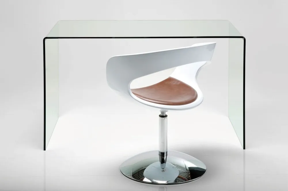 Biurka*KARE Design Biurko Clear Club 125x60 Cm Transparentne