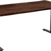 Biurka*KARE Design Biurko Harmony 160x80 Cm Akacja Brązowe - Nogi Czarne