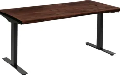 Biurka*KARE Design Biurko Harmony 160x80 Cm Akacja Brązowe - Nogi Czarne