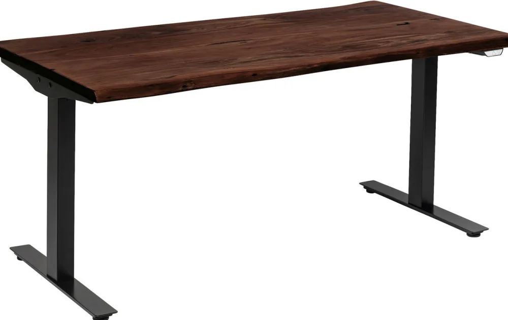 Biurka*KARE Design Biurko Harmony 160x80 Cm Akacja Brązowe - Nogi Czarne