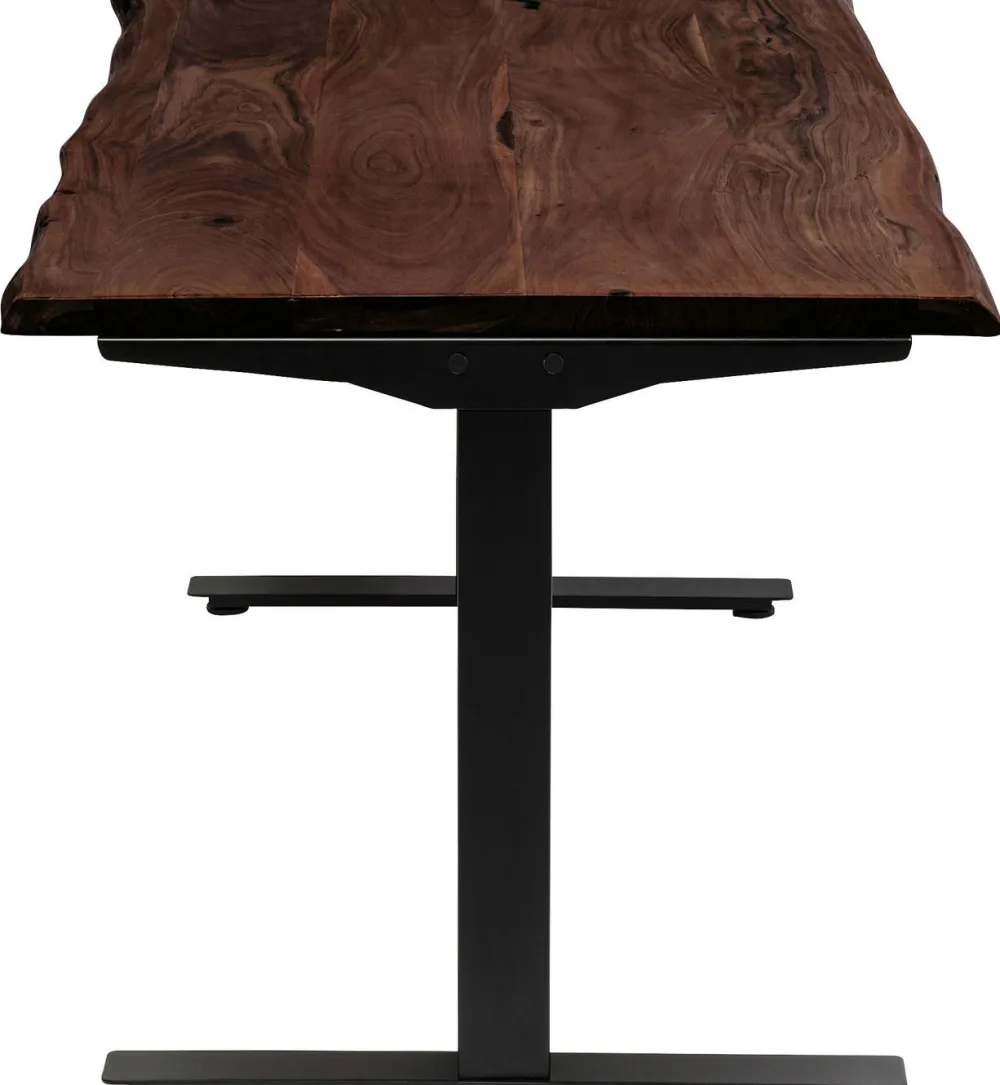 Biurka*KARE Design Biurko Harmony 160x80 Cm Akacja Brązowe - Nogi Czarne