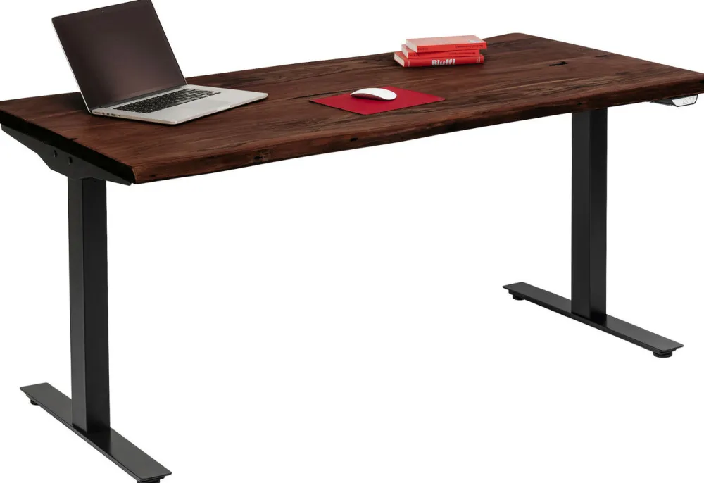 Biurka*KARE Design Biurko Harmony 160x80 Cm Akacja Brązowe - Nogi Czarne