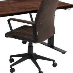 Biurka*KARE Design Biurko Harmony 160x80 Cm Akacja Brązowe - Nogi Czarne