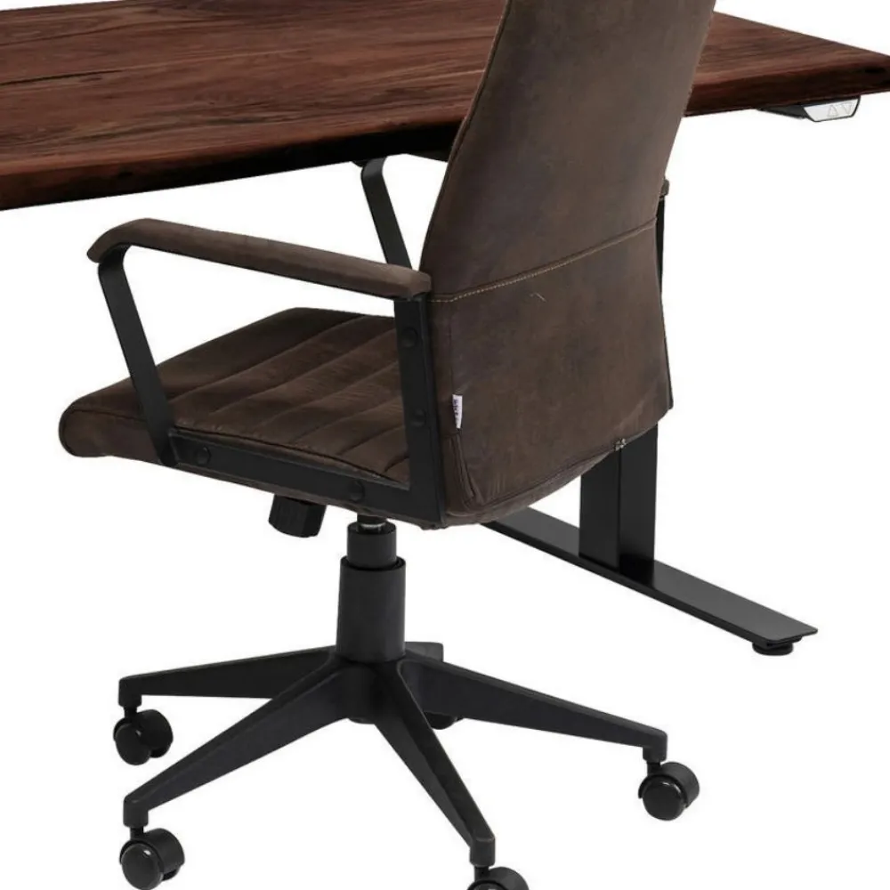 Biurka*KARE Design Biurko Harmony 160x80 Cm Akacja Brązowe - Nogi Czarne