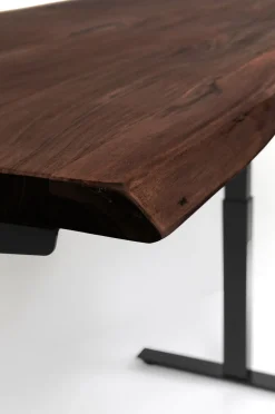 Biurka*KARE Design Biurko Harmony 160x80 Cm Akacja Brązowe - Nogi Czarne