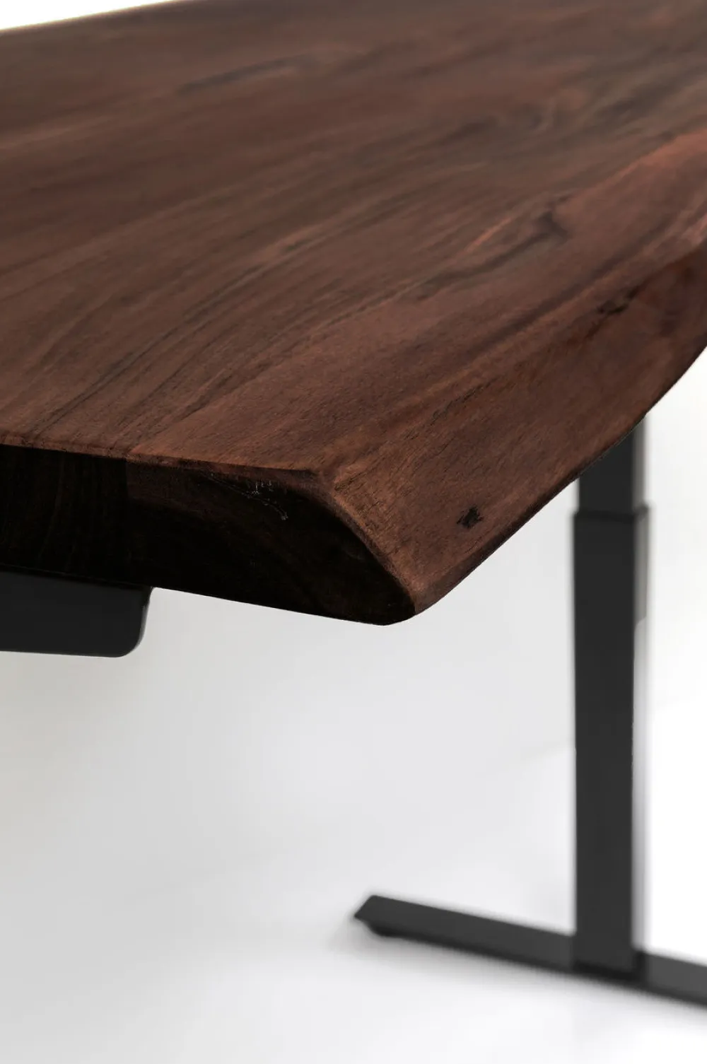 Biurka*KARE Design Biurko Harmony 160x80 Cm Akacja Brązowe - Nogi Czarne