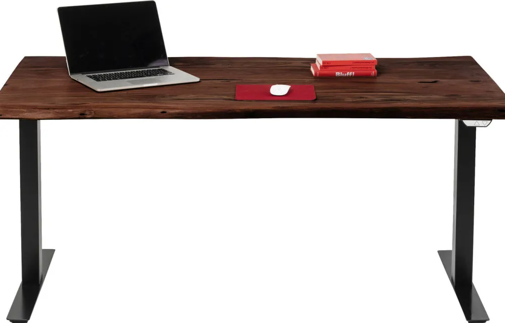 Biurka*KARE Design Biurko Harmony 160x80 Cm Akacja Brązowe - Nogi Czarne